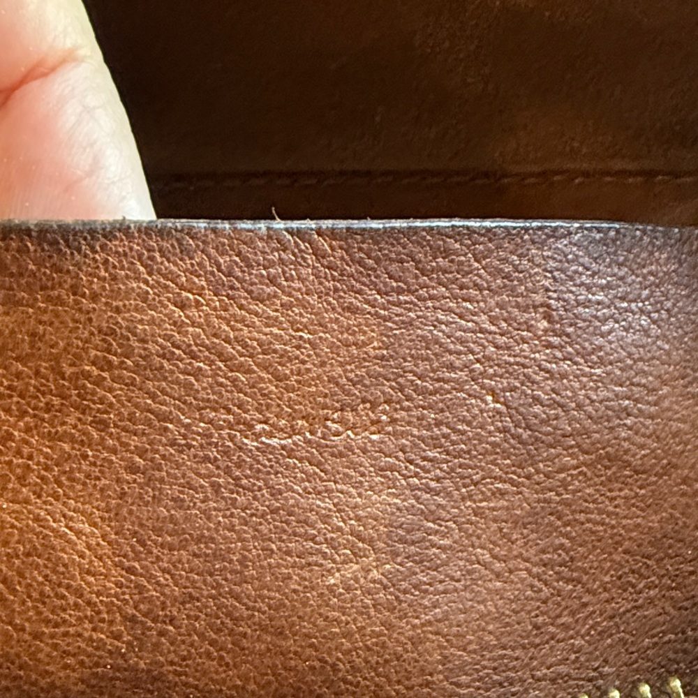 Madewell Brown Leather Satchel Crossbody Bag - Picture 7 of 12